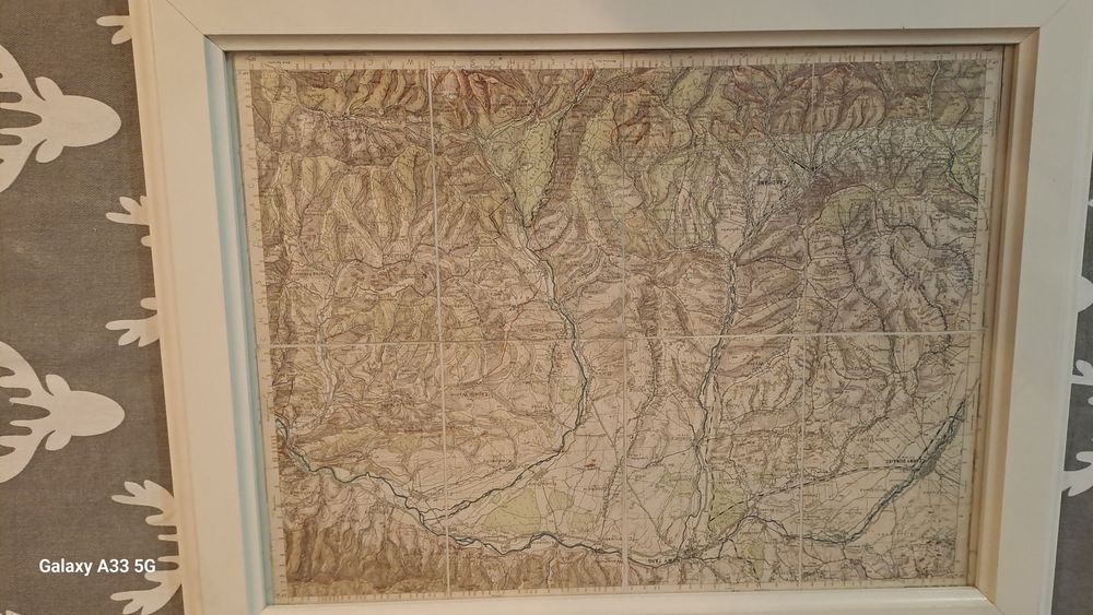 Stara mapa Zakopane Podhale Nowy Targ Rabka itd...