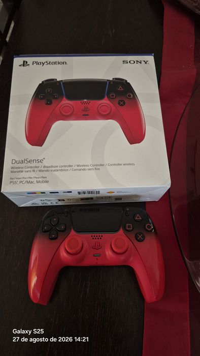 Comando PlayStation 5 Tecno red