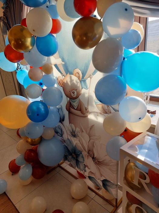 Ścianka roczek rok urodziny