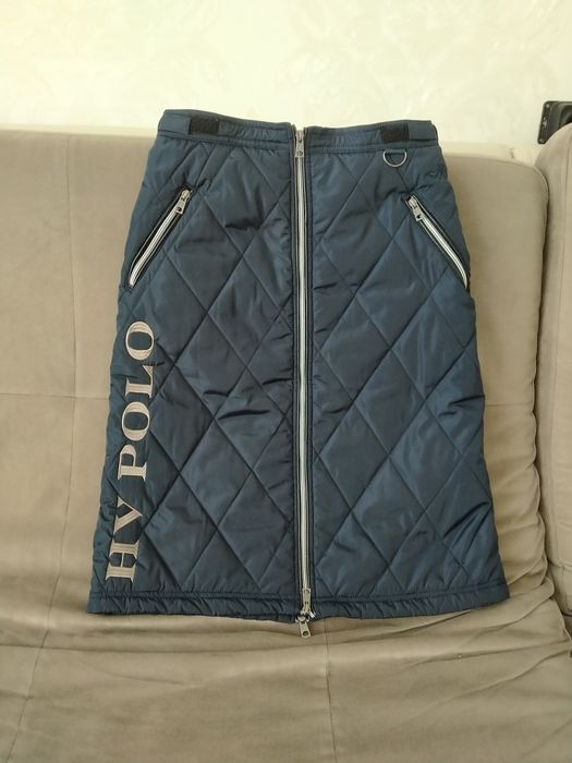 Стёганая крутая юбка