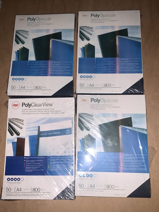 Lote capas para encadernação GBC