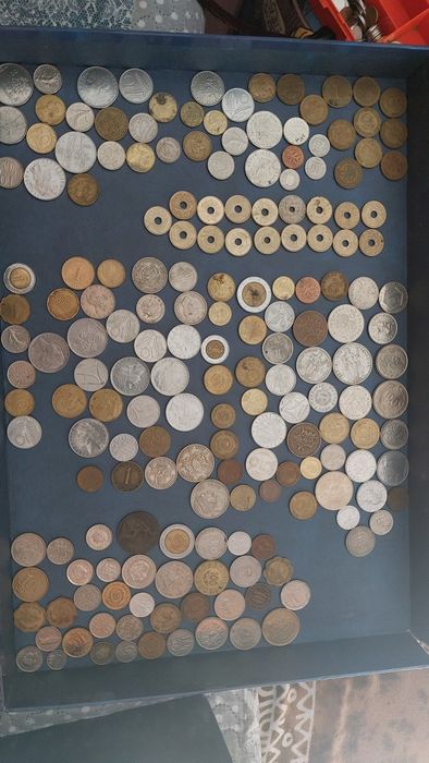 Moedas antigas varios paises
