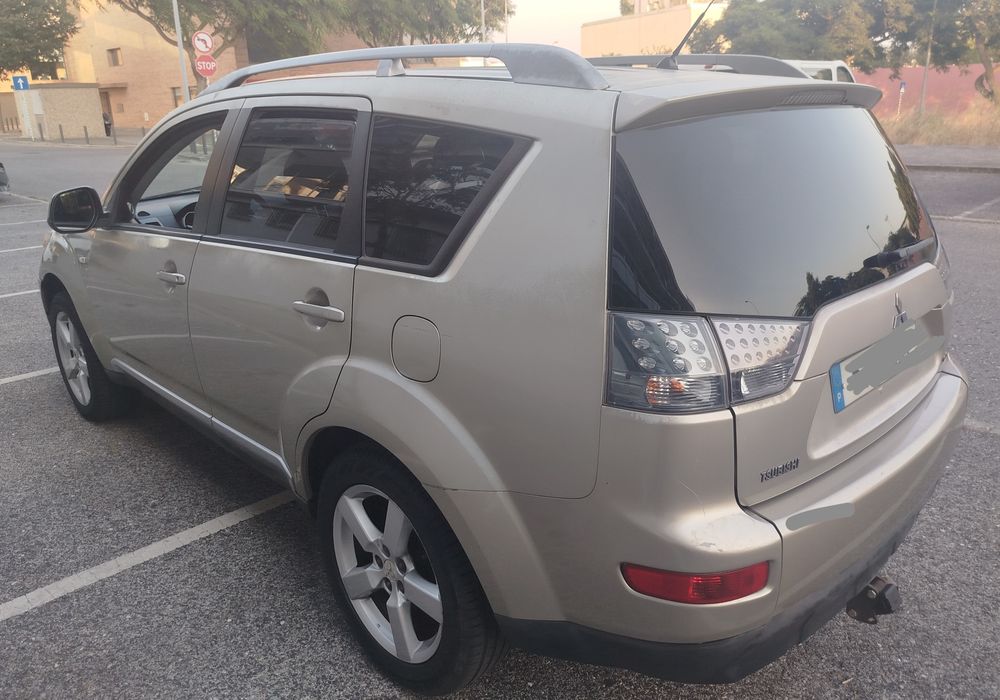 Mitsubishi Outlander 2.0Did 7Lug/2007/Versão 4×4/IUC barato/Aceito retoma