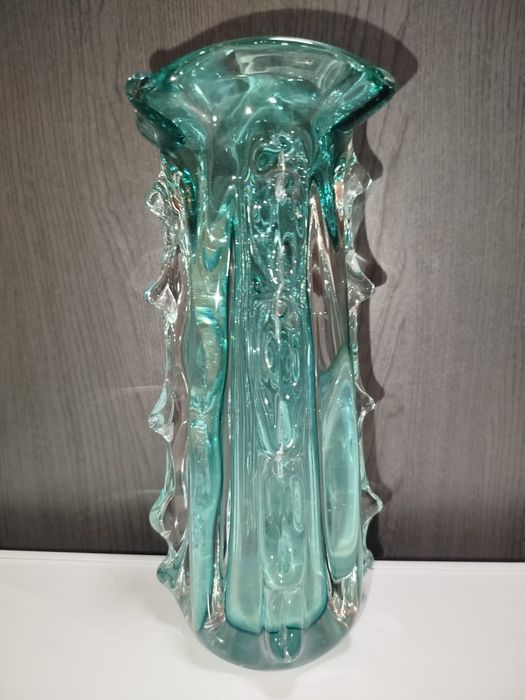 Ваза чешские стекло 28 см