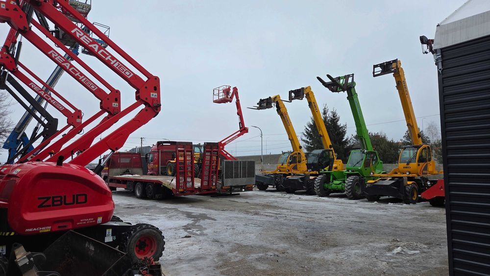 Usługi ładowarką teleskopową rozładunek załadunek - operator ładowarki