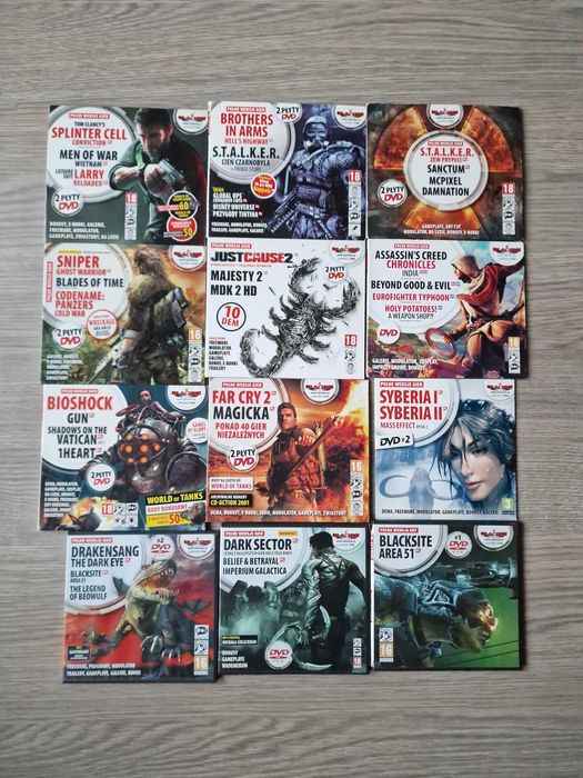 gry PC ac action 24 opakowania- stalker, far cry2, THIEF itp.