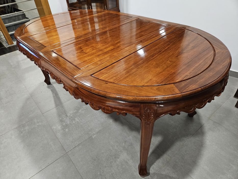 Mesa de jantar Oriental Pau Rosa