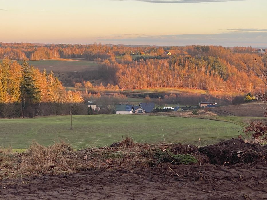Działka z panoramicznym widokiem, Warunki zabudowy, woda i prąd, Chmielno, Borzestowo