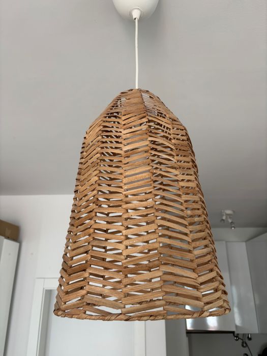 29 cm Candeeiro suspenso, rota/branco KAPPELAND / HEMMA IKEA