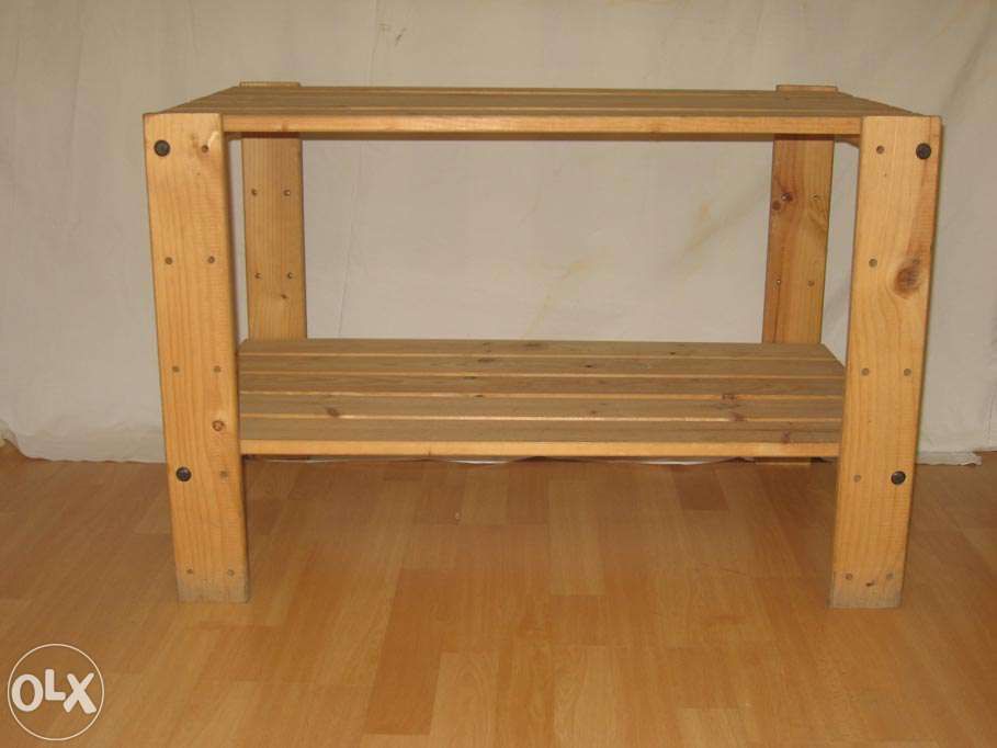 Mesa articulada em pinho