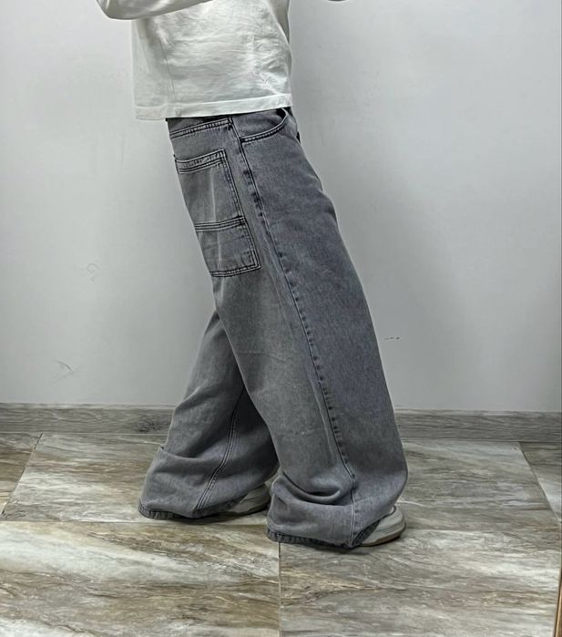 Нові мега широкі джинси SUPER BAGGY rap jeans fade широкие джинсы штаны бегги реп sk8 Jaded fubu ecko