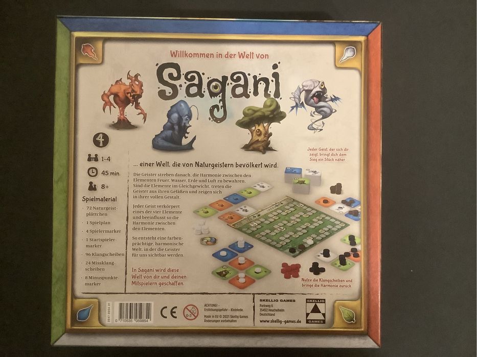 Sagani, instrukcja PL, pojemniki