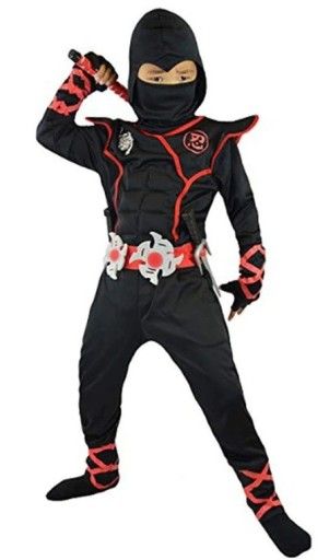 Kostium Wojownika Ninja dla Dziecka 7-9 Lat