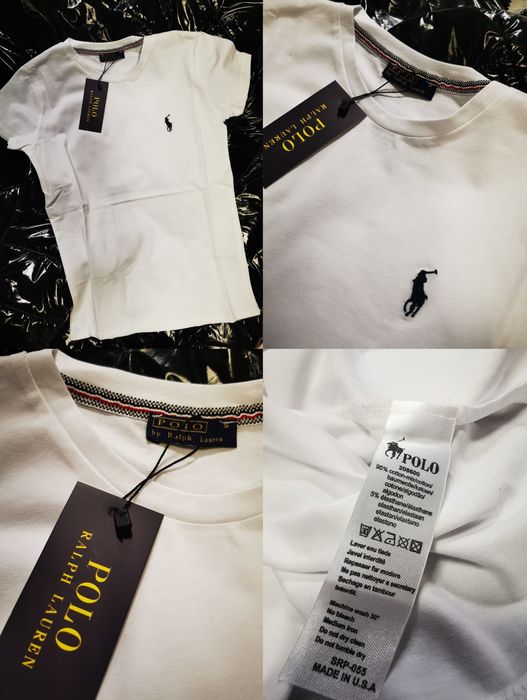 Koszulki damskie Ralph Lauren Calvin Klein CK kolory premium