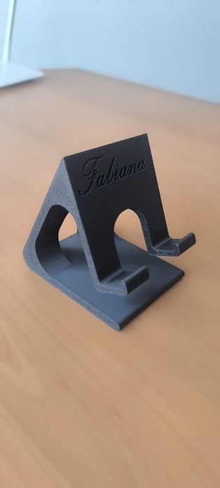 Suporte para Telemóvel Personalizado com Nome | Impressão 3D em PLA