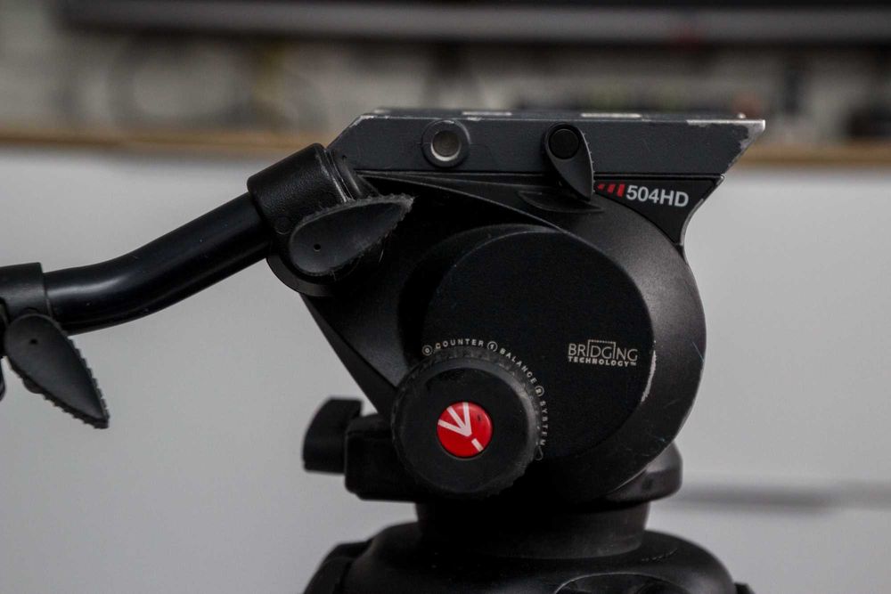 Statyw filmowy Manfrotto 546 GB z głowicą 504HD