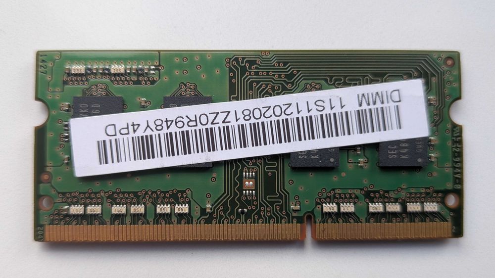 Pamięć RAM Samsung DDR3L 4 GB SODIMM 1600 MHz do laptopa
