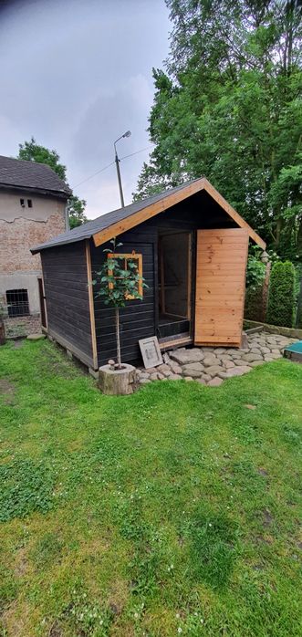 Domek.Szopka, Kurnik, domek z drewniana podłoga,bez fundamentu.