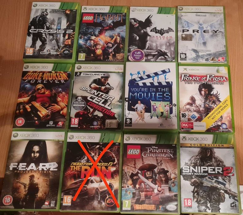Колекція Дисків xbox 360 ікс бокс 360 з мануалами
