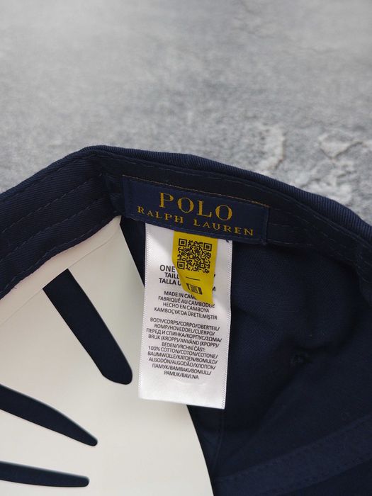 Бейсболка Polo Ralph Lauren з фірмовим логотипом кепка ральф лаурен