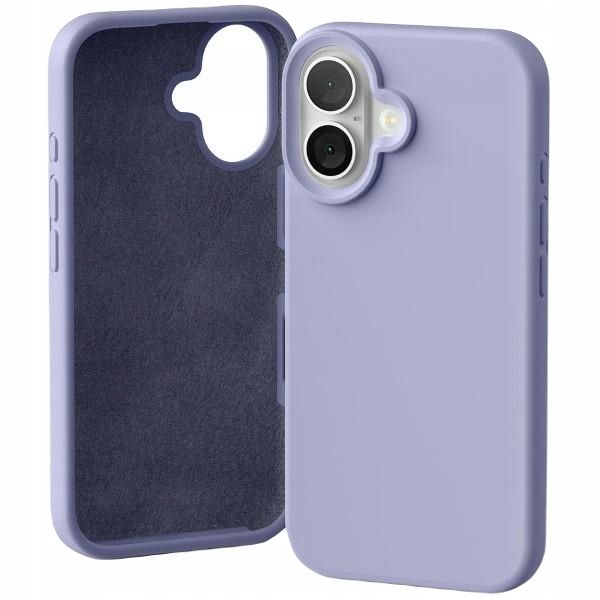 Etui Mercury Silikon Case Do Iphone 16 Z Mikrofibrą Silicone Miękkie