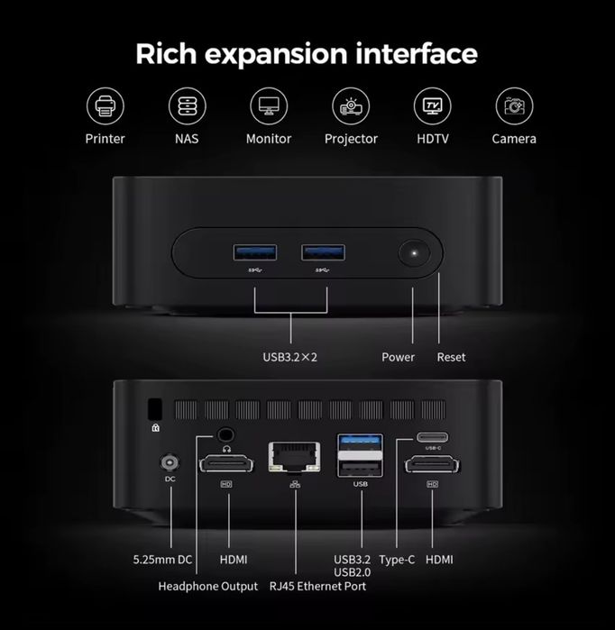 Міні ПК Teclast mini PC N30 (N150/16/512) Windows 11 (TL-112829)