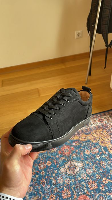 Tenis Louboutin Louis Junior preto