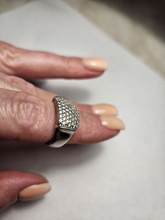 Срібні каблучки,  родоване покриття