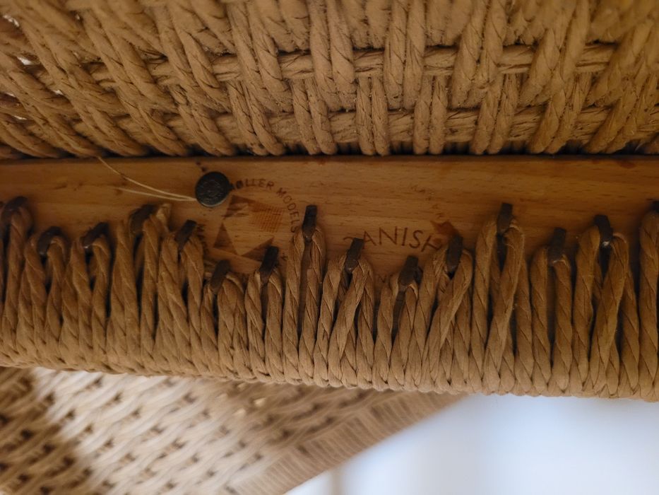 Komplet czterech krzeseł tekowych Niels O. Møller. Dania lata 60