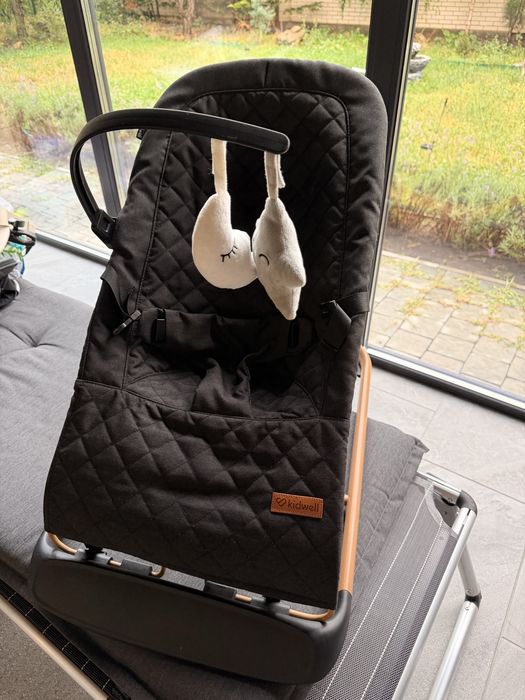 Кресло-качалка Kidwell LARO Black/Wooden