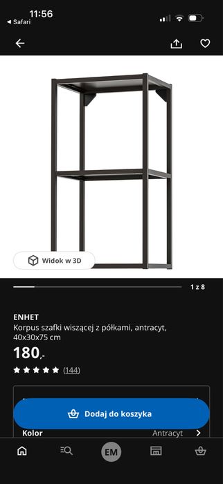 Ikea enhet nowa w opakowaniu
