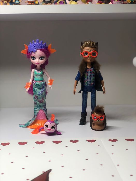 Enchantimals,енчантімалз,русалонька ,їжак ,лялька