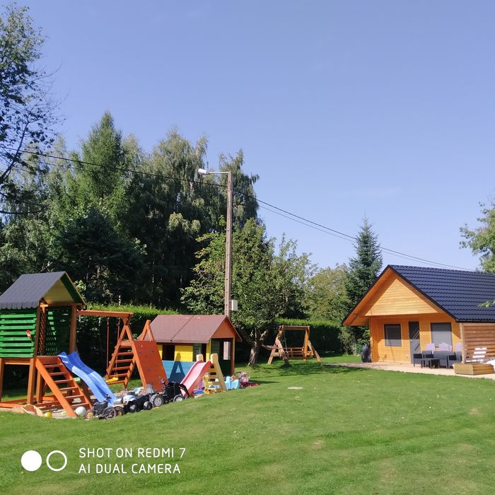 Domki na lipowej Beskid Niski, sauna,basen, duży ogród, plac zabaw