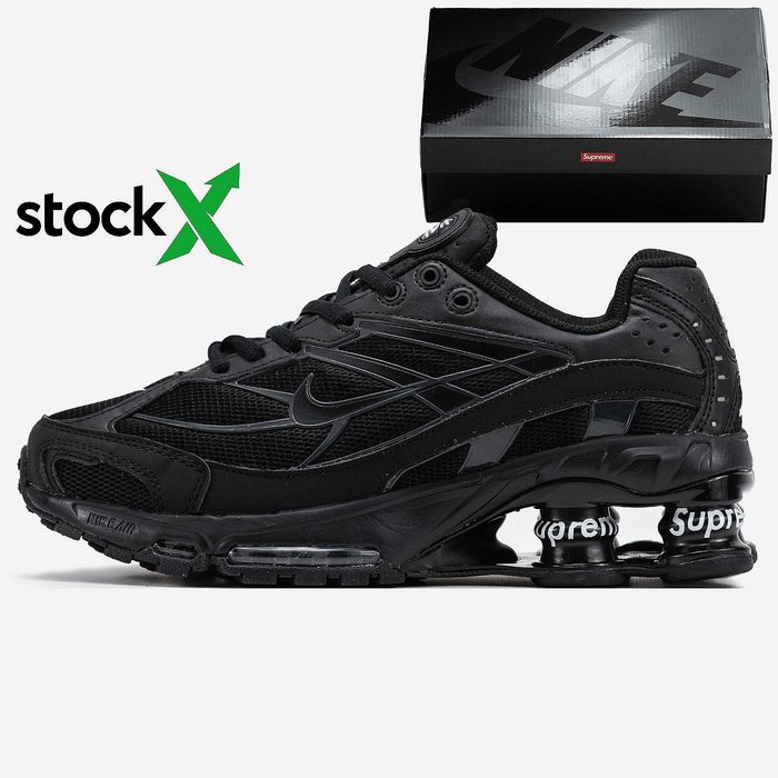 Мужские кроссовки Nike Shox Ride 2 SP x Supreme Black. 40-45