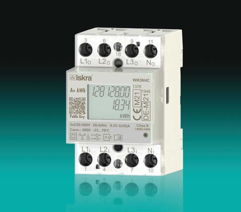 Licznik energii dwukierunkowy Phoenix Contact Iskra WM3M4C 3F Modbus RS485 PV Pompa Ciepła EV