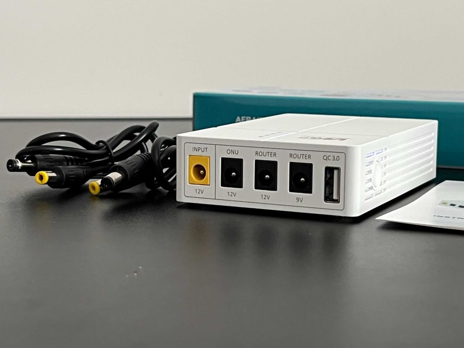 Mini ups ДБЖ WGP 27W 13500mAh безперебійник повербанк для роутера