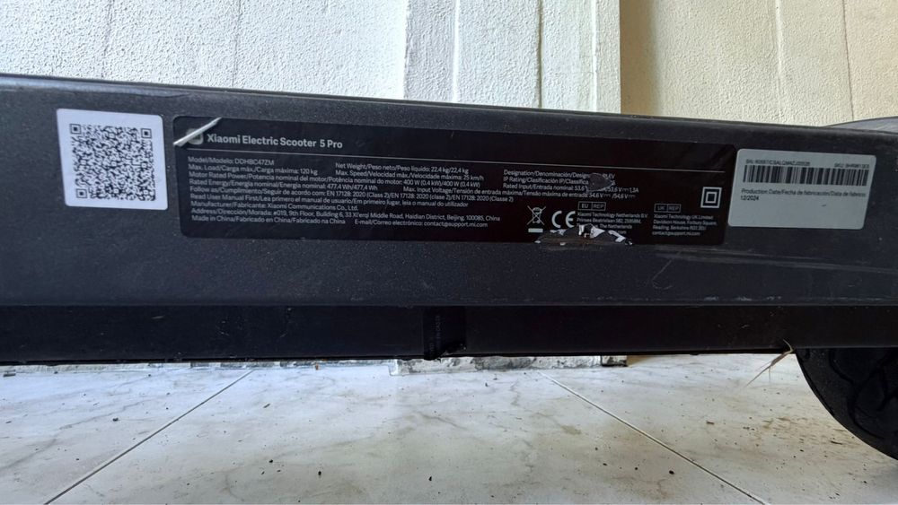 XIAOMI Trotinete Elétrica Xiaomi Pro 5