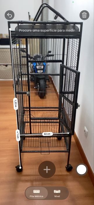 Gaiola para periquito  (1,22m por 80cm)