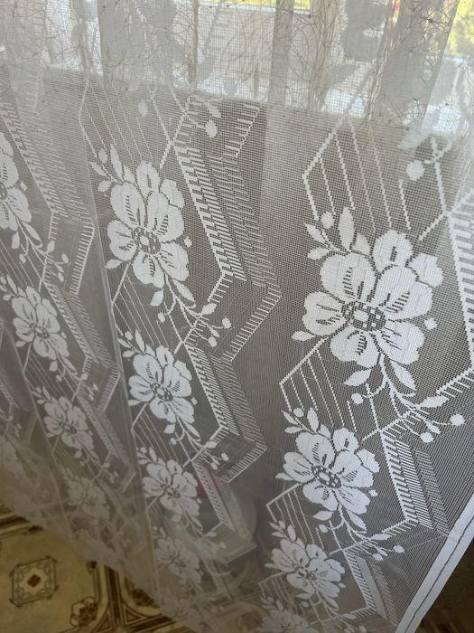 Тюль две штуки на ленте