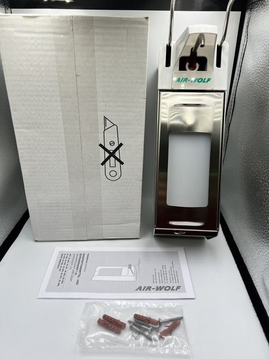 Nowy dozownik do dezynfekcji, mydła, Air-Wolf Omikron II, KÖMIS