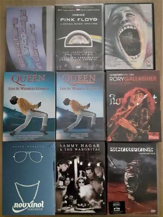 72 DVDs - Concertos - Grande Coleção - Raros - MUITO BOM ESTADO