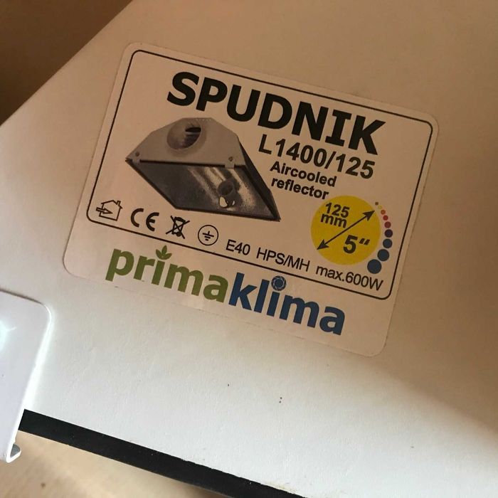 reflector refletor spudnik sputnik 125mm como novo + cabo