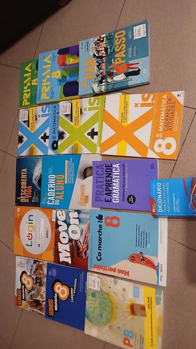 Manual Escolar + Caderno Atividades 8° ano