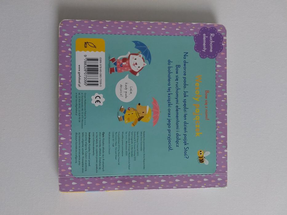 Wesoły pajączek - książka z ruchomymi elementami