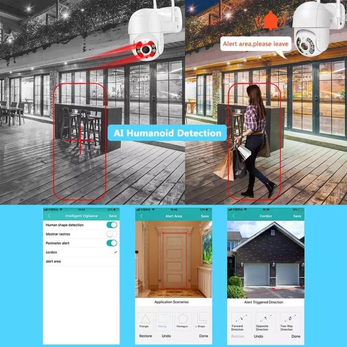 Câmera IP para exterior