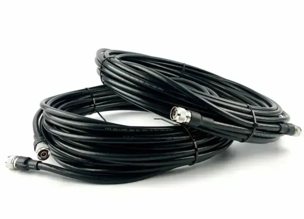 Коаксиальный кабель RG-8 N-Type/N-Type КОМПЛЕКТ с двух кабелей по 20m.
