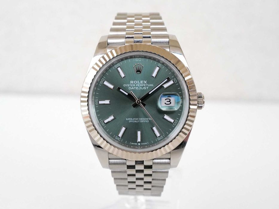 Rolex Datejust 41 mm Mint Green Dial Jubilee (2025)