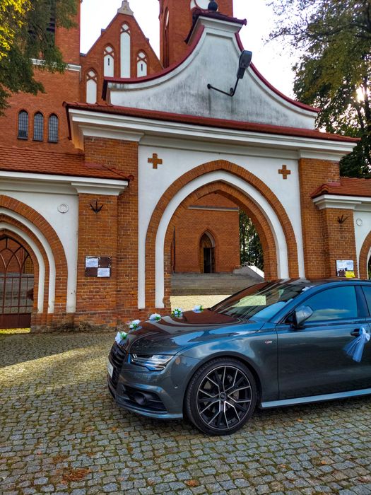 ZAPISY 2026/2027 Wynajmę auto Audi A7 C7 S-line do ślubu/wesela LU
