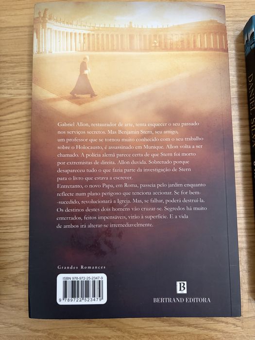 Conjunto de 6 livros de Daniel Silva: A Outra Mulher, O Confessor, O Assassino Inglês, A Rapariga Nova, Príncipe de Fogo