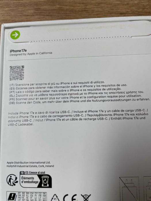 NOWY zaplombowany iphone 17e, 256, czarny